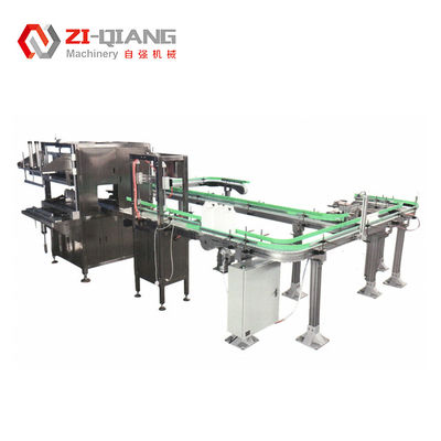 Système de convoyeur de bouteilles à chaîne flexible 1 Ltr Machine d'emballage de bouteilles d'eau